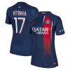 Paris Saint-Germain 2023-24 Vitinha 17 Naisten Kotipelipaita